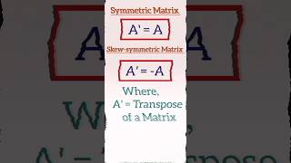 Symmetric Matrix and Skewsymmetric Matrix  Hermitian Matrix and SkewHermitian Matrix  Engineer [upl. by Needan968]