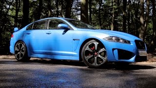 Jaguar XFRS Pure Engine amp Exhaust Noise Burnouts And Fast Passing [upl. by Llenrac]