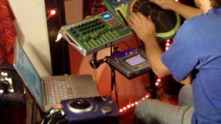 Looping w Sooper Looper Handsonic HPD15 roland improv [upl. by Franky]