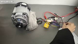 KUNRAY 48V750W Electric Motor Kit Emotorcycle Bike Electric Tricycle MID drive Motor [upl. by Glaser333]