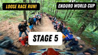 LOOSE RACE RUN  WILD STAGE 5 CROWDS  Poland World Cup [upl. by Line]