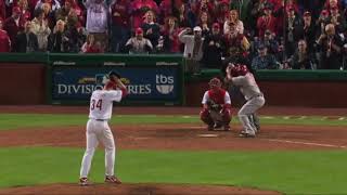 Roy Halladay NoHitter vs Reds  Phillies vs Reds NLDS 2011 [upl. by Attennod]