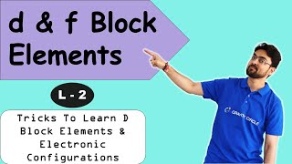 d amp f block  Class 12  JEE NEET  2223L 2 Electronic Confi amp tricks to learn d block elements [upl. by Yellhsa]