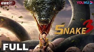 MULTISUB【Snake 3】Giant Snake and Angry Dinosaurs great battle  Adventure  YOUKU MONSTER MOVIE [upl. by Adnamal]