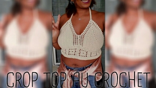 Crop top estival au crochet 👙 [upl. by Henry]