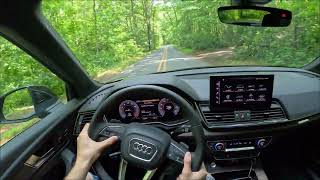 2023 Audi Q5 Sportback  POV Test Drive  060 [upl. by Lizned]