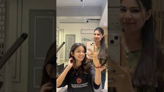 Hair colour changed 🎀 dehradun minivlog youtubeshorts straightncurlssalon [upl. by Tabbi24]