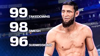 Khamzat Chimaev Got BUFFED in UFC 5 [upl. by Harald346]