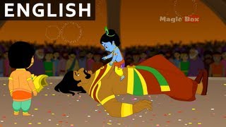 End of Kamsa HD  Krishna vs Demons  Little Krishna  Watch this Animated story in English [upl. by Say]