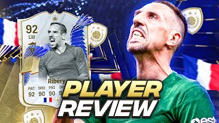 5⭐5⭐ 92 TOTY ICON RIBERY SBC PLAYER REVIEW  FC 24 Ultimate Team [upl. by Albur940]