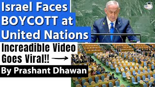 Incredible Video from United Nations  Israel Faces Total Boycott before Netanyahu speech [upl. by Ankeny450]