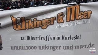 1000 Wikinger amp Meer 2017 das BikerTreffen an der Nordsee Korso Motorrad Treffen [upl. by Engapmahc450]