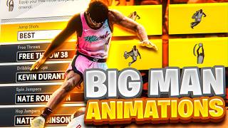 BEST NBA 2K25 BIG MAN 6’10 amp up ANIMATIONS JUMPSHOTS LAY  DUNK PACKAGES DRIBBLE MOVES amp POST [upl. by Reema]