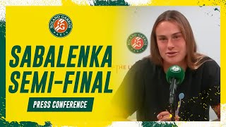 Sabalenka semifinal press conference  RolandGarros 2023 [upl. by Gradey417]