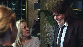 Toni Erdmann new clip from Cannes Winfried surprises Ines at Toni offering champagne [upl. by Rapsag]