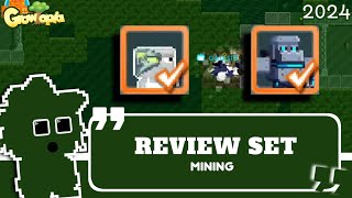 Review Set Untuk Mining Captain Laserhawks Eye  Mining Mech   Growtopia Indonesia [upl. by Odranoel]