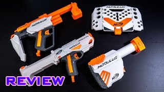 REVIEW New 2017 Nerf Modulus Attachments  BULK REVIEW [upl. by Adnamahs]