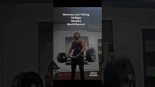 100 kg Reverse curl 14 Repa [upl. by Olinde]