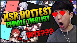 Ranking the Hottest Female Characters in Honkai Star Rail I Tier List [upl. by Juakn]