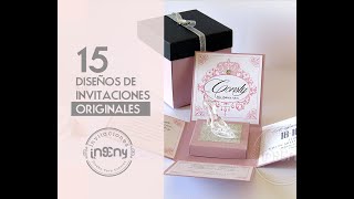 Invitaciones originales 15 diseños [upl. by Hiroshi]