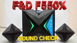 FampD F550X unboxing amp soundcheck [upl. by Anirbed]