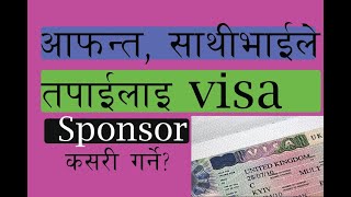 Sponsor Visa Process ll Required documents for sponsorship visa ll Babeen Photography [upl. by Aizirtap]