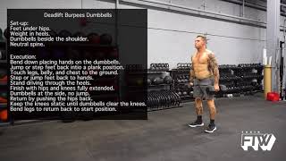 Deadlift Burpee Dumbbells [upl. by Ydnagrub]