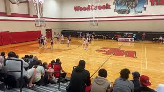 Girls Basketball Woodcreek Jr High A Team vs Cinco Ranch Jr High 1st Half [upl. by Rizas]