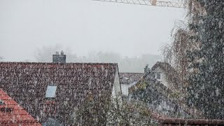 Starkschneefallgebiet beendet Dauerhochdruck  13112024 Schneedoku 022024 [upl. by Norabal]