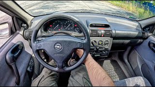 1998 Opel Corsa B 14 i 60HP 0100 POV Test Drive 1767 Joe Black [upl. by Pickett]