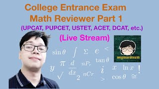 College Entrance Exam Math Review Part 1 Live Stream [upl. by Vallery]