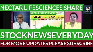 nectar lifesciences share latest news today [upl. by Kessia]