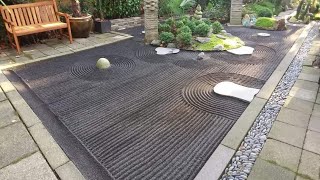 ASMR Japanese Zen garden 禅の庭 [upl. by Cutlor]