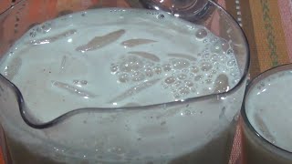 HOW TO MAKE SUPER DELICIOUS CREAMY AGUA DE AVENA MEXICAN OATMEAL DRINK SUPER EASY RECIPE [upl. by Nilad518]