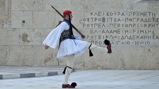 Evzones in Athens Greece [upl. by Eisaj]