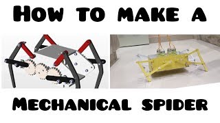 How to make a mechanical spider  Jugad Machine [upl. by Kilby]