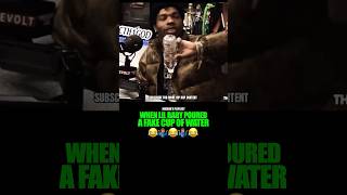 Lil Baby really poured a fake cup of water 😭🤷🏽‍♂️💯 lilbaby hiphop rapper [upl. by Tiertza]