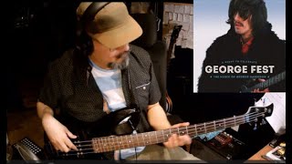 Behind that Locked Door by NORAH JONES George Harrison bass cover [upl. by Fendig]