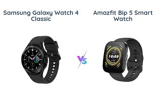 Galaxy Watch 4 vs Amazfit Bip 5 The Ultimate Comparison ⌚️🤔 [upl. by Sula]