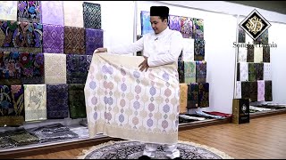 TUTORIAL I PEMAKAIAN SAMPIN NIKAH SONGKET DUNIA [upl. by Tonry]