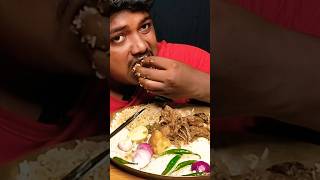 Spicy🥵Spicy🔥Duck🦆 Curry With Rice🍚 And Salad🥗 Real mukbang Eating🥵🥵 Showshortsmukbangshortsfeed [upl. by Ruthi]