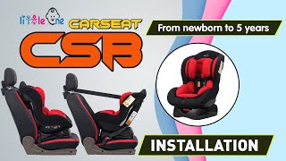 How to Install CSB New Born To 5 Years Old Baby Car Seat [upl. by Nueoras259]