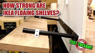 How strong is an IKEA LACK floating shelf on plasterboard [upl. by Nitsugua]