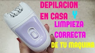 DEPILACION COMO LIMPIAR TU MAQUINA DEPILADORA CORRECTAMENTE [upl. by Bosson]