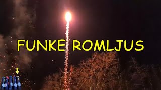 Skjuter fyrverkeri Funke Romljus nyhet 2023 2024 Roman Candle funke fireworks fyrverkeri short [upl. by Raynard290]