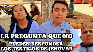 La pregunta que no pudieron responderme los TESTIGOS DE JEHOVA  ● Entrevisto a Testigos [upl. by Eitsym]