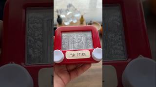 Papilla Estelar  Remedios Varo dibujo etchasketch art miniature MAMIKE [upl. by Ecadnak]