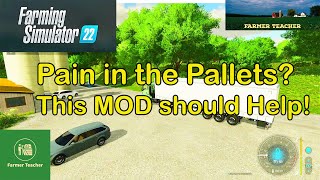 FS22 Auto Load Pallets Farming Simulator 22 Auto Load Trailer Mod [upl. by Alpheus]