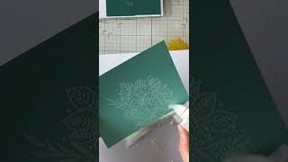 Foil  NO Foil Machine Needed  Card Making Hack cards cardmaking papercraft wowembossingpowder [upl. by Kcirederf]