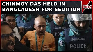 ISKCON Monk Chinmoy Das Held In Bangladesh For Sedition What You Need To Know  Top News [upl. by Ilocin]